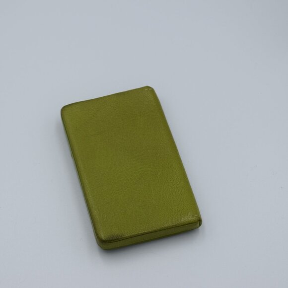 VINTAGE Dooney & Bourke Green Leather+ Card Holder - Picture 4 of 4
